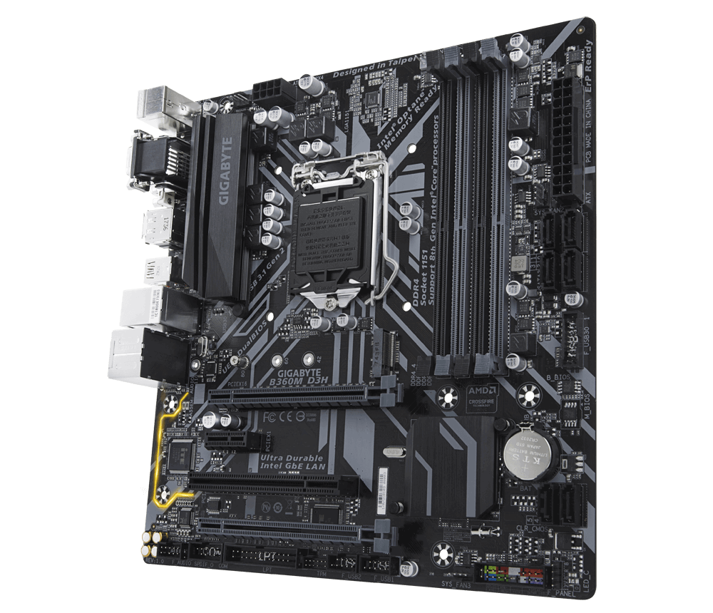 Gigabyte B360M D3H - Motherboard Specifications On MotherboardDB